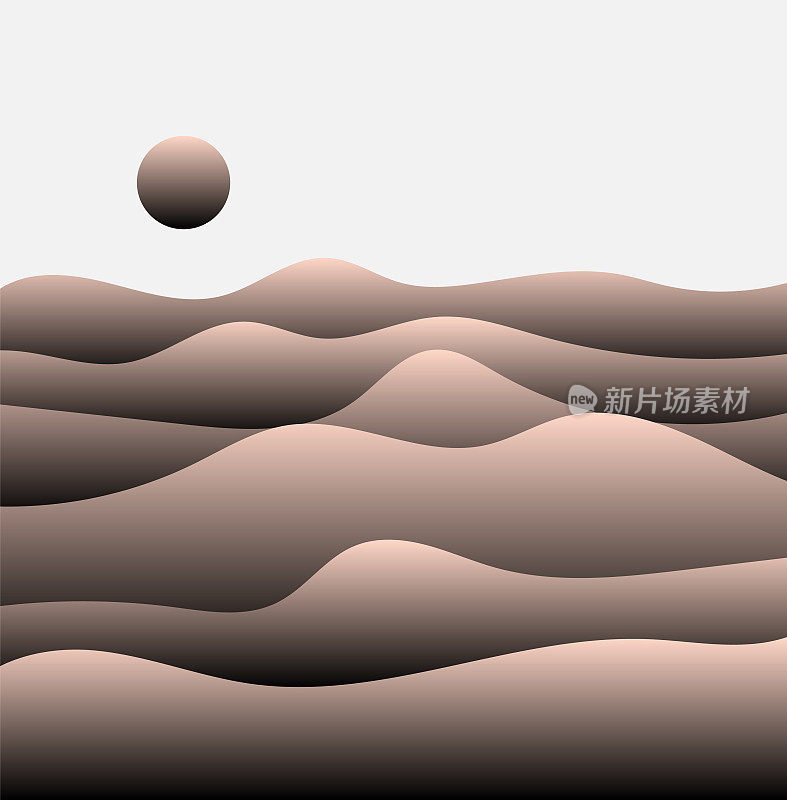 Smooth Gradient Abstract
